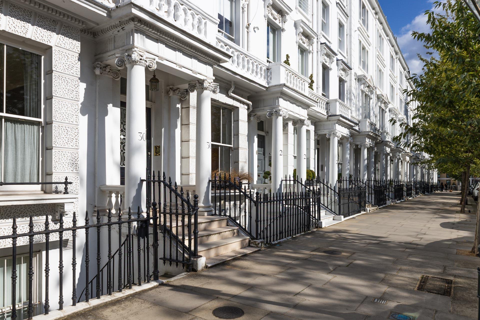 Georgian terrace houses London